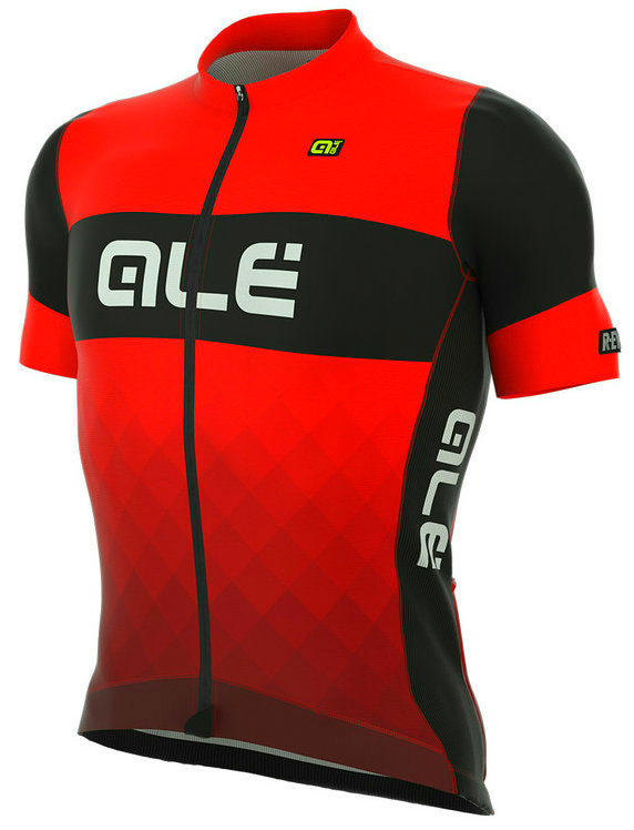 black red cycling jersey