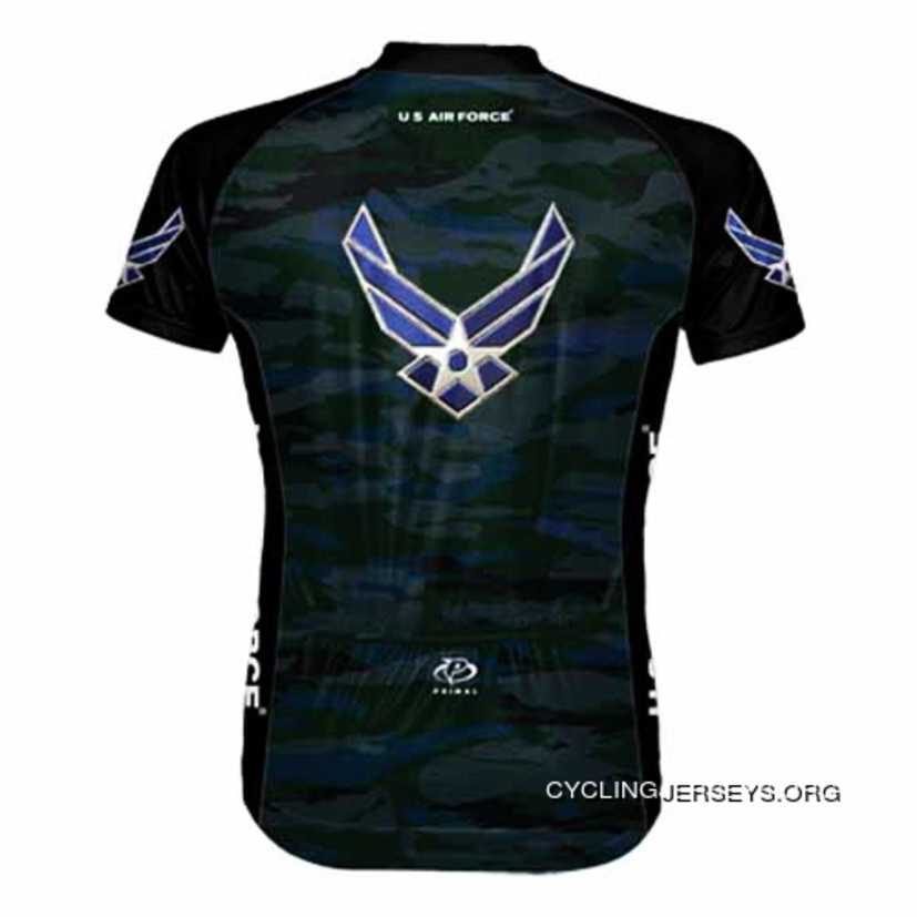 Primal Wear U.S. Air Force Engage Cycling Jersey USAF Men's Short Sleeve Top Deals