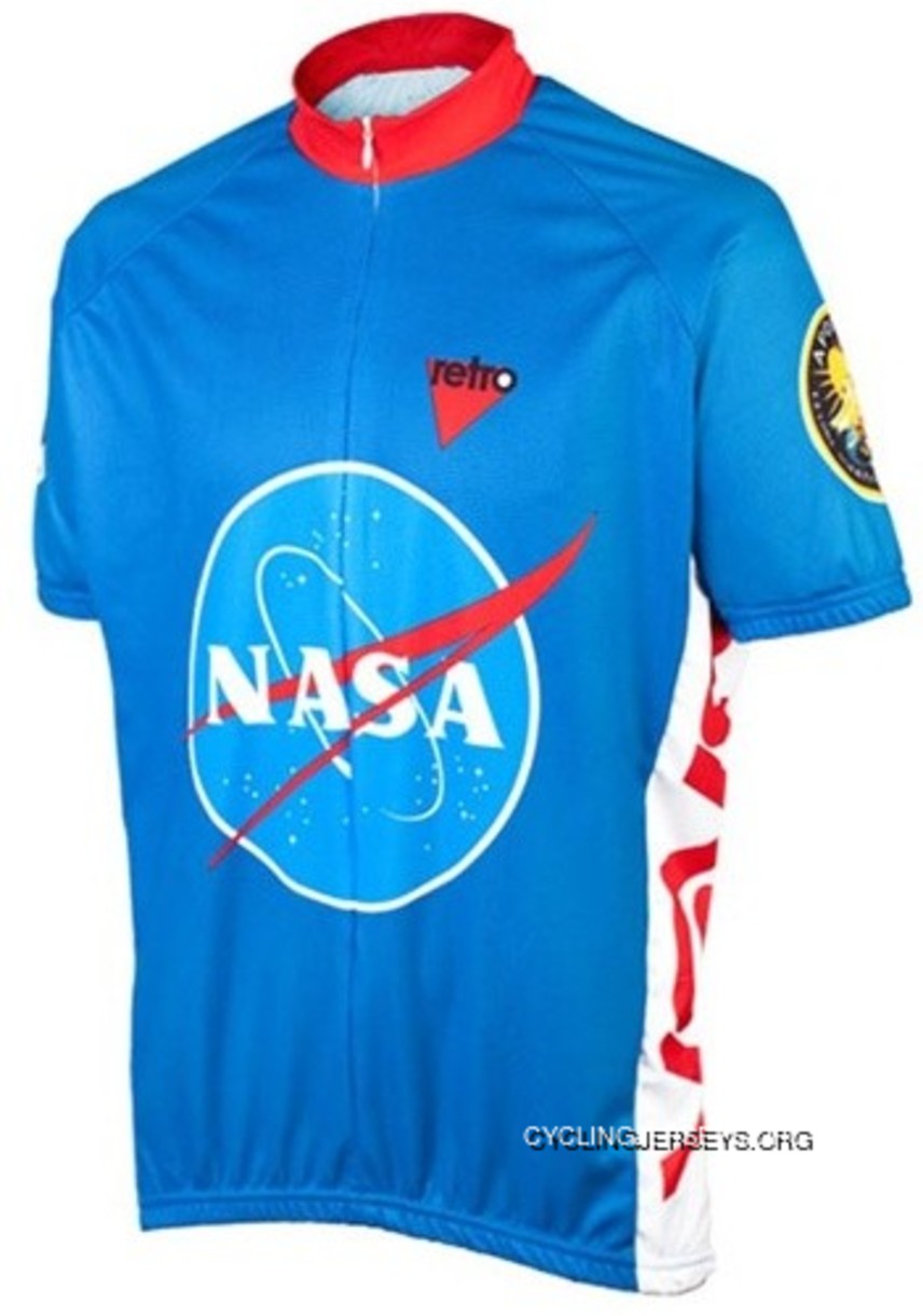 NASA Retro Art Poster Classic Cycling Short Sleeve Jersey Top Deals