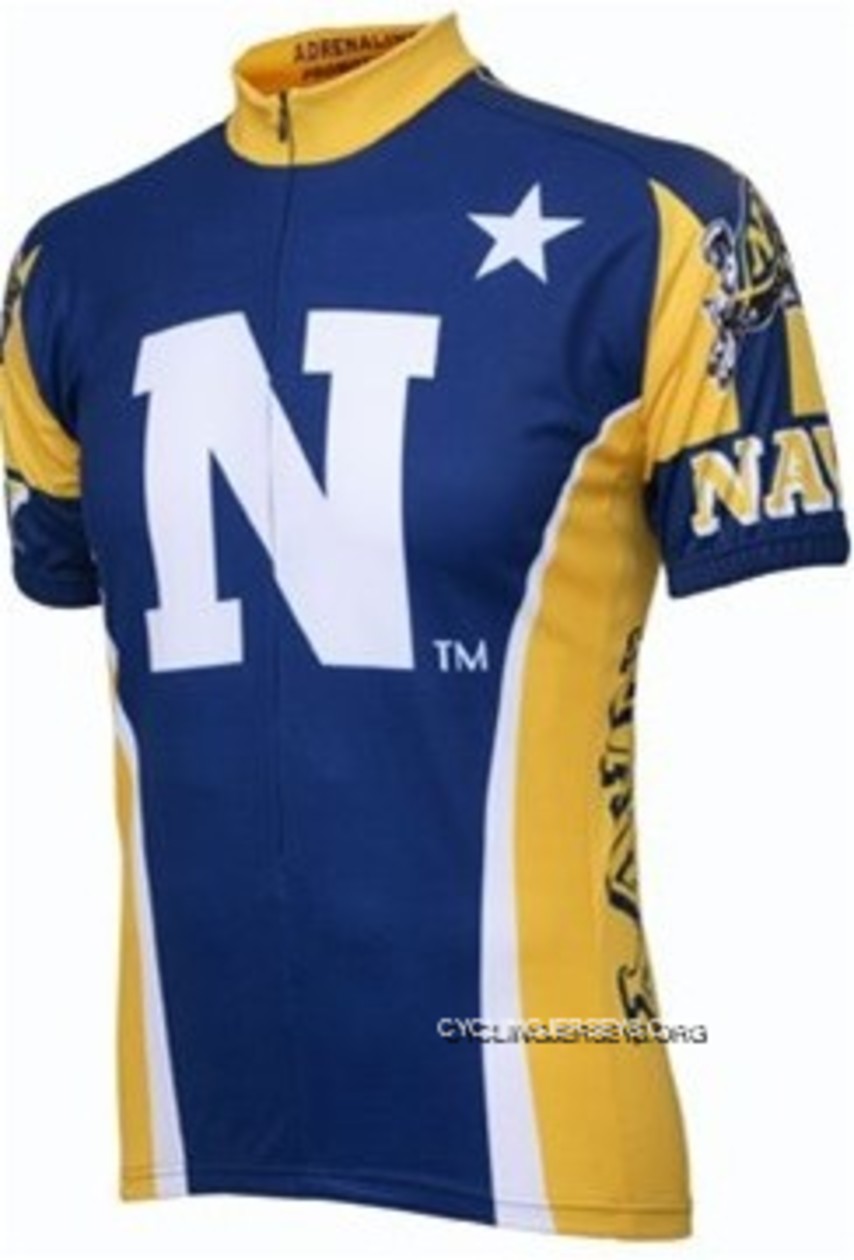 United States Naval Academy Navy Cycling Short Sleeve Jersey Super Deals