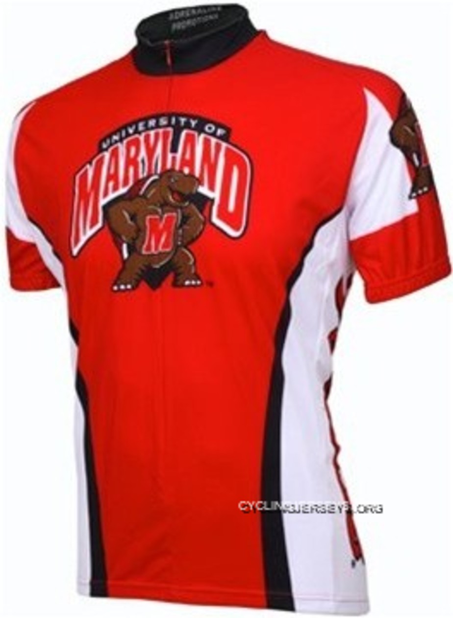 University Of Maryland Terrapins Cycling Short Sleeve Jersey Cheap To Buy