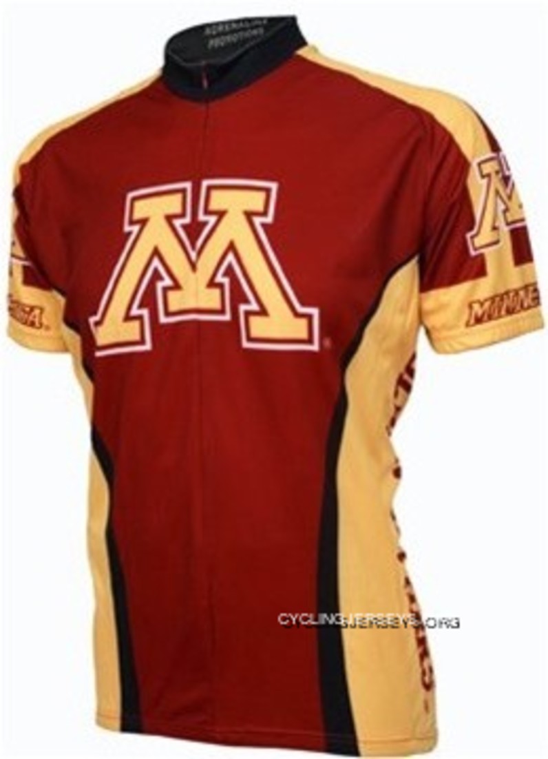 University Of Minnesota Gophers Cycling Short Sleeve Jersey Lastest
