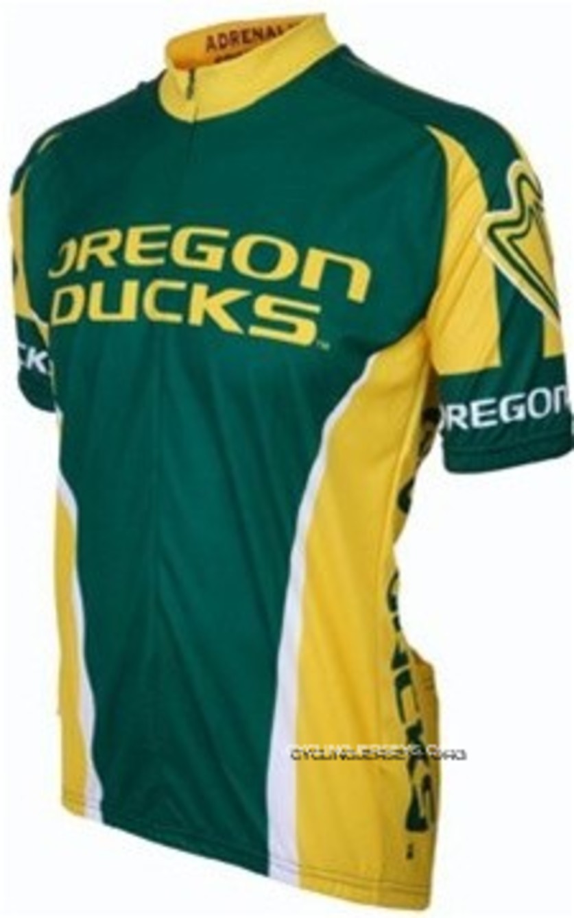University Of Oregon Ducks Cycling Short Sleeve Jersey Best