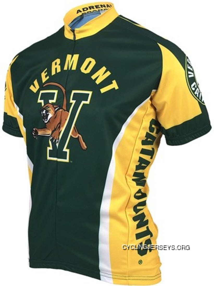University Of Vermont Gatamounts Cycling Short Sleeve Jersey Authentic
