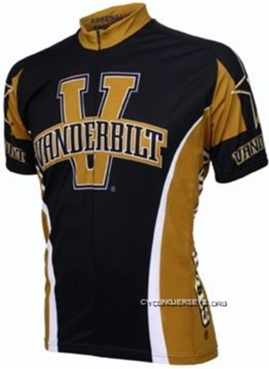 Vanderbilt University Commodores Cycling Short Sleeve Jersey Top Deals