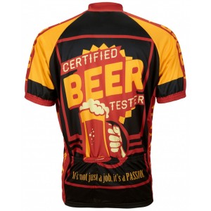 CERTIFIED BEER TESTER MENS CYCLING JERSEY