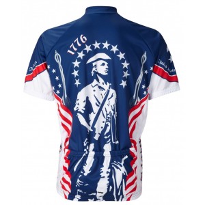 1776 MINUTEMEN MENS CYCLING JERSEY Top Quality
