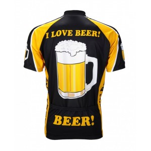 I LOVE BEER MENS CYCLING JERSEY