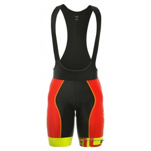 ALE Arcobaleno Red Yellow Bib Shorts (NEW For 2017) Free Shipping