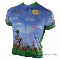 Lady On Flowers Women's Cycling Jersey Quick-Drying New Style