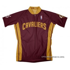 NBA Cleveland Cavaliers Men's Short Sleeve Away Cycling Jersey Quick-Drying Super Deals