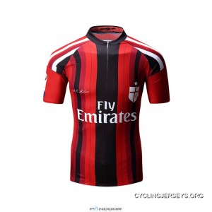 The Rossoneri Men&amp;#8217;s Short Sleeve Cycling Jersey Top Deals