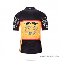 Beer Thirst Men&#8217;s Short Sleeve Cycling Jersey For Sale