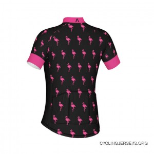 Flamingo Black Women's Jersey Quick-Drying Free Shipping
