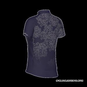 Purple Floral Women's Jersey Quick-Drying New Year Deals