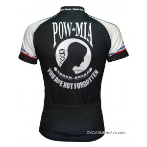 Primal Wear POW/MIA Cycling Jersey Men's Short Sleeve Prisoner Of War Missing In Action Best
