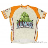 4 Hands Brewing Co. Beer Cycling Jersey Men's By Retro Image Apparel Short Sleeve FREE SHIPPING USA For Sale