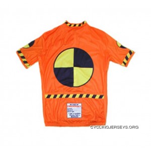 SALE $39.95 Crash Test Dummy Shortsleeve Cycling Jersey - The Larger Sizes Run Small Online