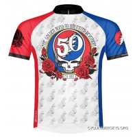 SALE Primal Wear Grateful Dead 50th Anniversary Cycling Jersey Men's Short Sleeve Cheap To Buy
