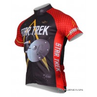 Star Trek Cycling Jersey Engineering Red By Brainstorm Gear Men's With Socks (Free USA Shipping) Discount