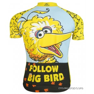 Big Bird And Snuffy Sesame Street Muppets Cycling Jersey Men's Brainstorm Gear New Release