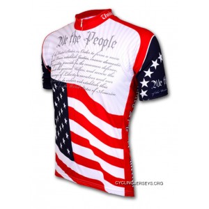 U.S. Constitution "We The People" Cycling Jersey By World Jerseys Short Sleeve Mens With Socks Coupon Code
