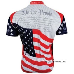 U.S. Constitution "We The People" Cycling Jersey By World Jerseys Short Sleeve Mens With Socks Coupon Code