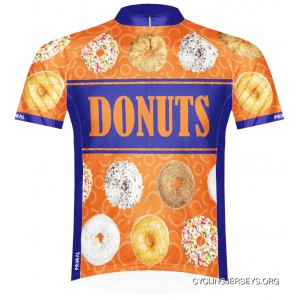 Primal Wear Donuts Cycling Team Jersey Men's Short Sleeve Bold Orange Coupon Code