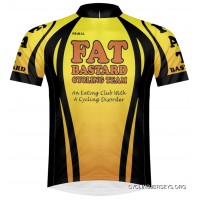Primal Wear Fat Bastard Cycling Team Jersey Men's Short Sleeve Yellow Orange Black New Release