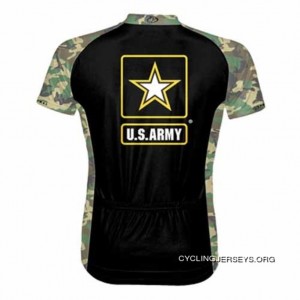 U.S. Army Ambush Camouflage Cycling Jersey Men's By Primal Wear Lastest
