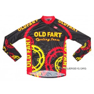 Old Fart Longsleeve Cycling Jersey By Suarez - Choice Of Sizes Discount