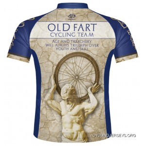 Primal Wear Old Fart Atlas Cycling Jersey Men's Short Sleeve (blue Version) Best