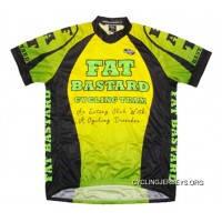Fat Bastard Cycling Team Jersey Men's Shortsleeve -Yellow/Lime/Black - Comes Super Deals