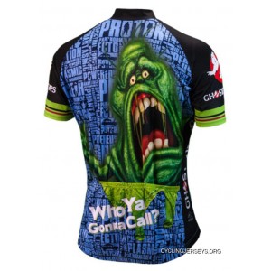 Ghostbusters Slimer Cycling Jersey By Brainstorm Gear Men's With Socks (Free USA Shipping) Cheap To Buy