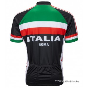 Italy Italia Roma Cycling Jersey By World Jerseys Men's Short Sleeve Top Deals