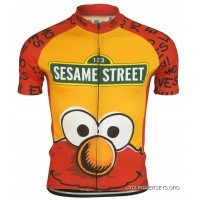 Elmo Sesame Street Muppets Cycling Jersey Men's Brainstorm Gear Super Deals