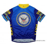 Primal Wear U.S. Navy USN Short Sleeve Cycling Jersey Men's New Release