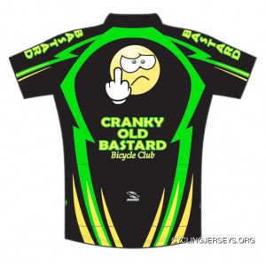 Cranky Old Bastard Bicycle Club Team Cycling Jersey By Suarez Men's Short Sleeve With Sox New Release