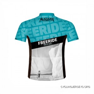 SALE $59.95 Primal Wear Alaskan Brewing Co. Freeride Pale Ale Beer Cycling Jersey Mens Short Sleeve New Release