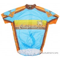 SALE Canari California Cycling Jersey Mens Short Sleeve Blue FREE USA SHIPPING New Release