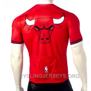 Chicago Bulls Cycling Jersey Short Sleeve Top Deals