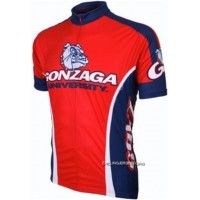 Gonzaga University BullDogs Cycling Short Sleeve Jersey Free Shipping