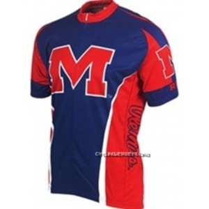 University Of Mississippi Rebels Cycling Short Sleeve Jersey Lastest
