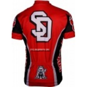 University Of South Dakota Cycling Short Sleeve Jersey Free Shipping