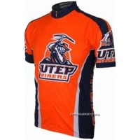 University Of Texas El Paso Miners Cycling Short Sleeve Jersey(UTEP) New Style