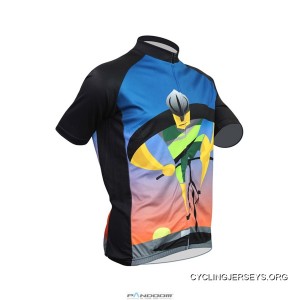 Cartoon Racer Men&amp;#8217;s Short Sleeve Cycling Jersey Free Shipping