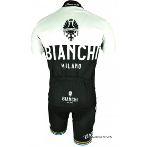 Bianchi Milano Nalon White Black Jersey Discount
