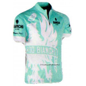 Bianchi Milano Cinca Green White Jersey Discount