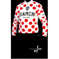 Bianchi Milano Polka Dot Long Sleeve Jersey Discount