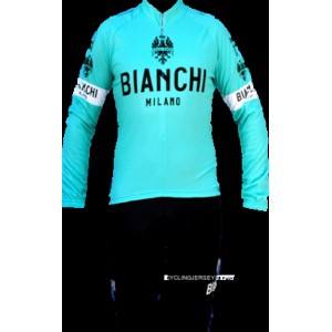 Bianchi Milano Green Long Sleeve Jersey New Release